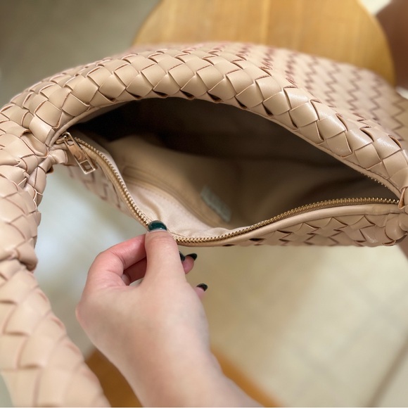 a new day Tan Woven Hobo Bag - Picture 3 of 4